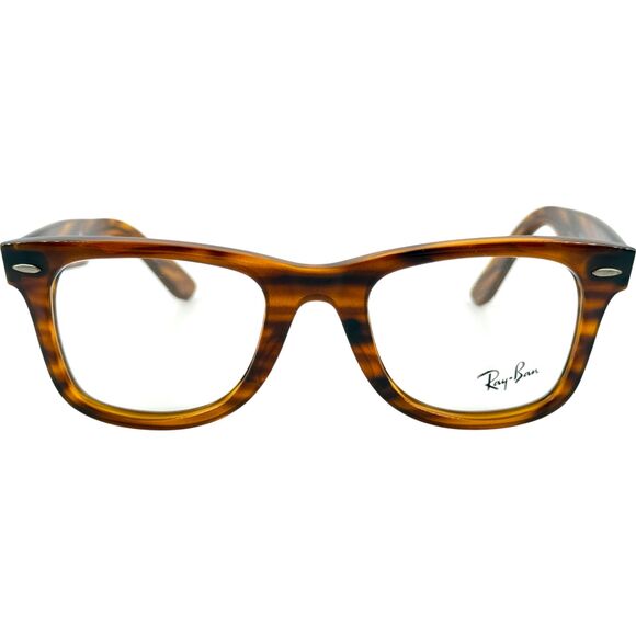 Ray Ban RB4340V Unisex Plastic Eyeglass Frame 5998 Striped Red Havana 50-22 - Picture 3 of 6